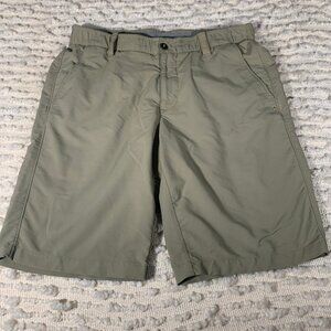 Men's Under Armour Tan/Khaki Golf Performance Bermuda Sports Shorts 34